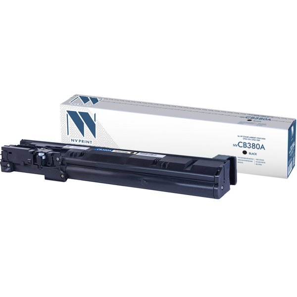 NV Print CB380A Картридж для HP LaserJet Color CP6015dn/CP6015n/CP6015xh (16500k), Black (восстан)