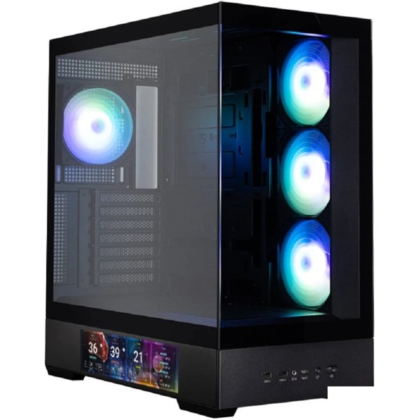 Корпус для ПК Zalman P40 DS Black ATX Mid Tower PC Case, 120mm ARGB Fanx4