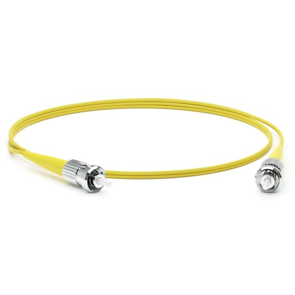 Hyperline FC-S2-9-ST/­UR-ST/­UR-H-3M-LSZH-YL Патч-корд волоконно-оптический (шнур) SM 9/­125 (OS2), ST/­UPC-ST/­UPC, 2.0 мм, simplex, LSZH, 3 м