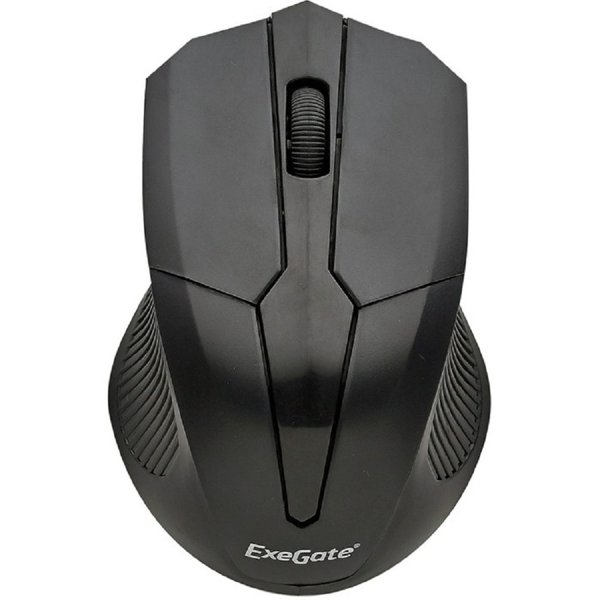 Exegate EX280436RUS Беспроводная мышь Exegate SR-9034 <black, optical, 4btn/scroll, 1600dpi, USB> Color box