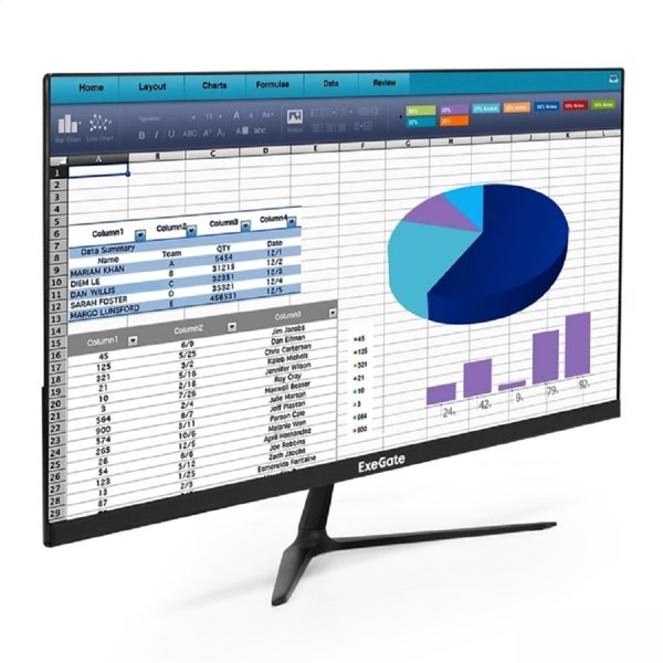 LCD ExeGate 23.8" EP2400TA черный {IPS 1920x1080 100Hz 5ms 16:9 250cd 1000:1 178/178 D-Sub HDMI2.0 DisplayPort AudioOut встроенный БП FreeSync Flicker-free VESA}[EX300349RUS]