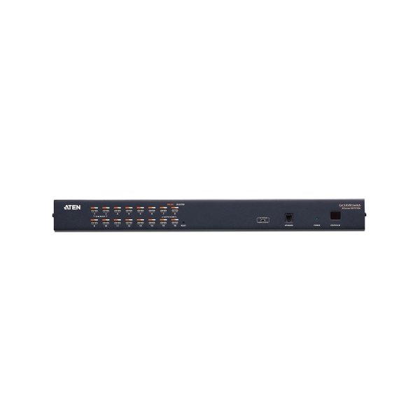 16-портовый КВМ-коммутатор высокой плотности с кабелем Cat 5  KH1516A/KH1516A-AX-G/ 16 Port Cat 5 High Density KVM SW W/POWER