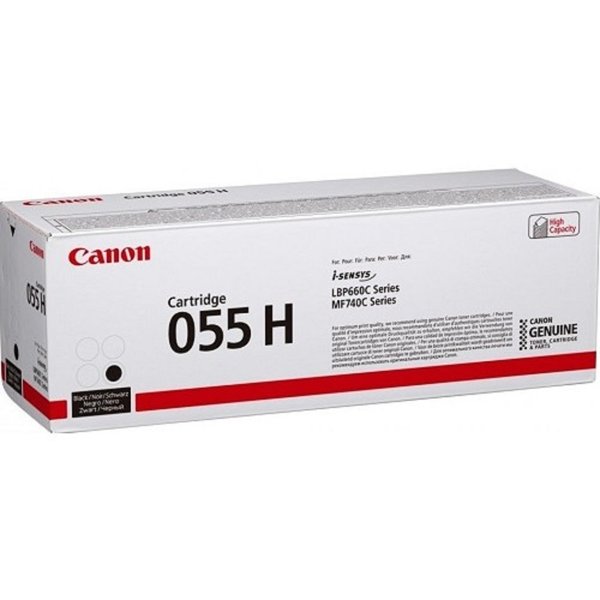 Canon Cartridge 055 HBK 3020C002 ( 3020C004 ) Тонер-картридж для Canon MF746Cx/MF744Cdw (7600 стр.) чёрный