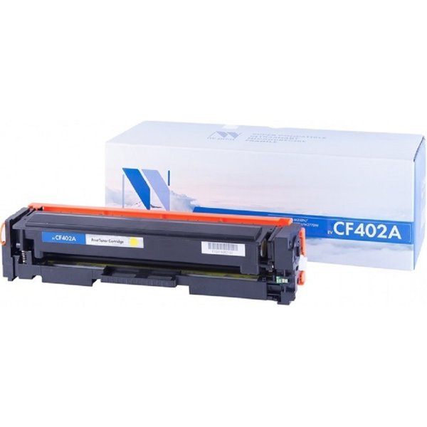NV Print CF402A Картридж для HP Laser Jet Pro M252, MFP M277 YELLOW 1400к.
