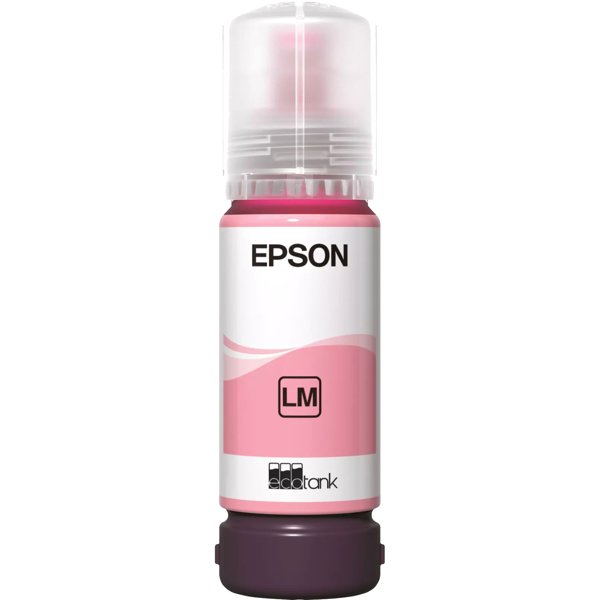 EPSON C13T09C64A  Картридж 108 EcoTank Ink для Epson L8050/L18050, Light Magenta 70