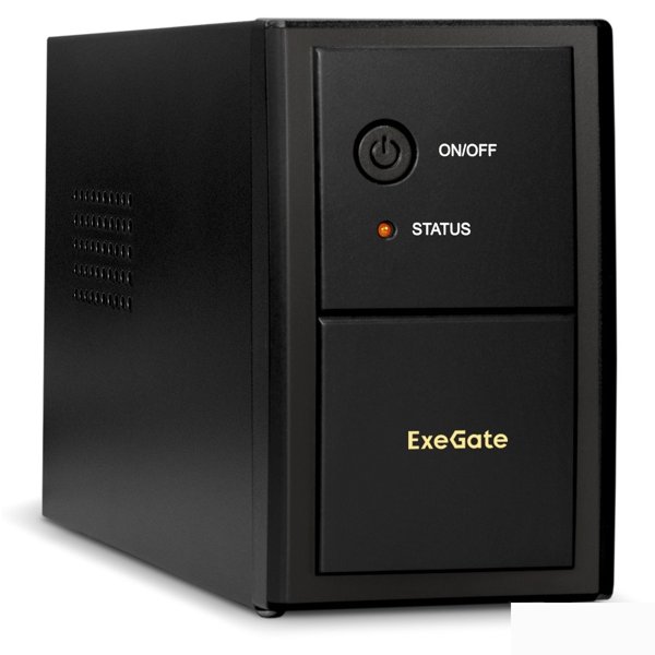 Exegate EP285525RUS ИБП ExeGate SpecialPro UNB-400.LED.AVR.EURO <400VA/240W, LED, AVR, 2 евророзетки, Black>
