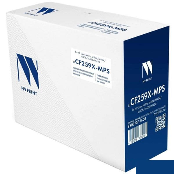 Картридж NVP совместимый NV-CF259X-MPS (ОГРАНИЧЕНИЕ ПО ПРОШИВКАМ) для HP Laser Jet Pro M304/M404/M406/M428/M430 (20000k) до версии 002_2428A
