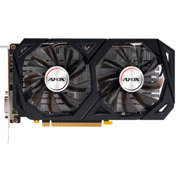 Видеокарта AFOX GTX1660TI 6Gb 192bit GDDR6 DP/DVI/HDMI  ATX Dual Fan (AF1660TI-6144D6H7-V4) RTL