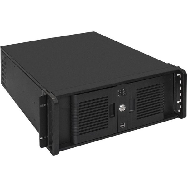 Exegate EX293569RUS Серверный корпус ExeGate Pro 4U480-15/4U4132 <RM 19", высота 4U, глубина 480, БП 1000ADS, USB>