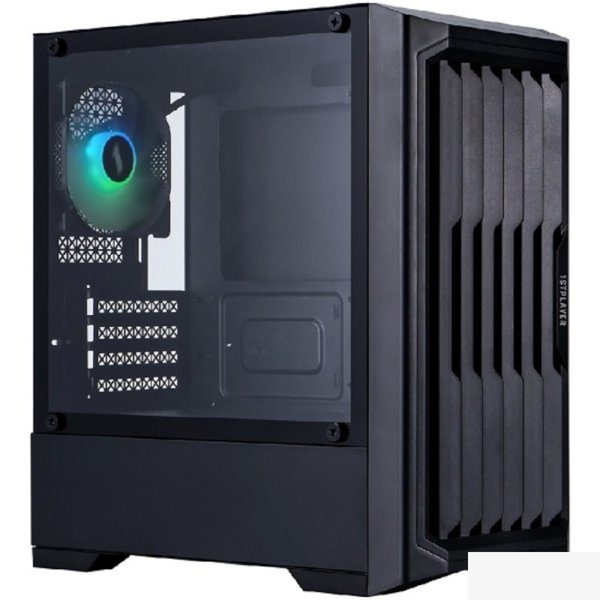 1STPLAYER BULLET HUNTER H2 ARGB Black / mATX / 4x120mm ARGB fans / H2-BK-4F7