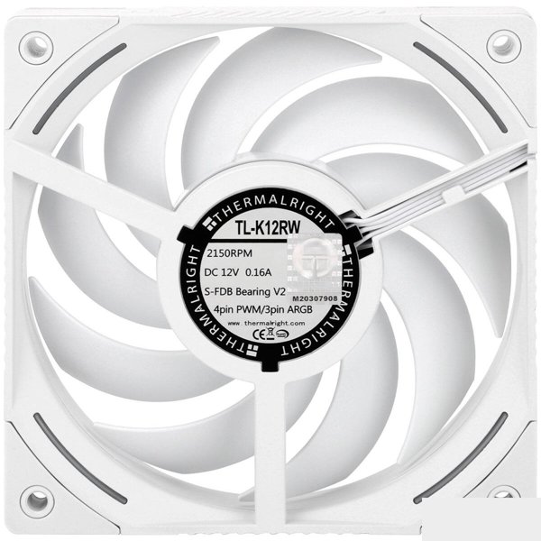 Thermalright Вентилятор TL-K12RW / Reverse / ARGB / 120mm PWM / TRTLK12RW