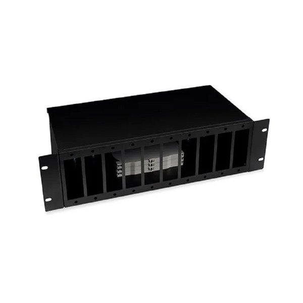 Cabeus FO-19-10FP-BK Кросс бокс оптический 19" 3U на 10 адаптерных панелей, цвет черный