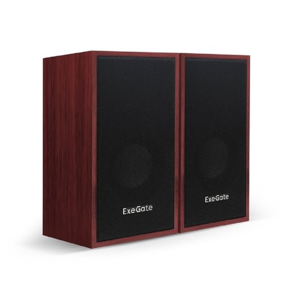Exegate EX287059RUS Акустическая система 2.0 ExeGate Tango 314 (питание USB, 2х3Вт (12 Вт RMS), 80-20000Гц, темное дерево)