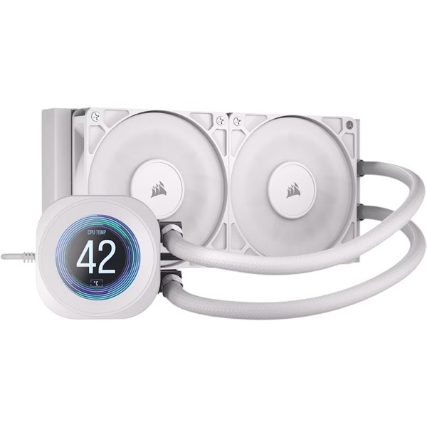 Corsair NAUTILUS 240 RS LCD White