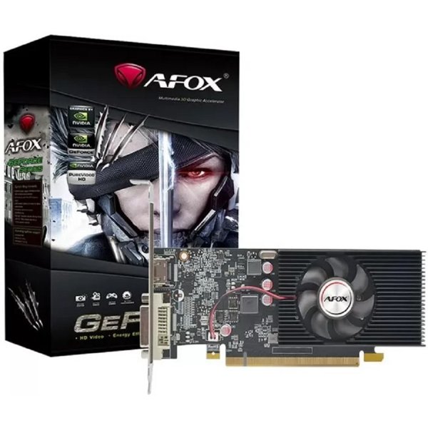 Видеокарта AFOX GT1030 4Gb 64bit DDR4 DVI/HDMI 1FAN  (AF1030-4096D4L5) RTL