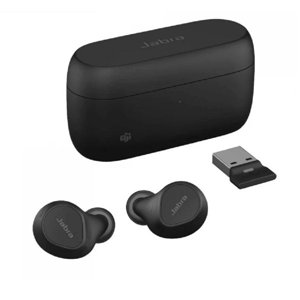 Наушники с микрофоном Jabra Evolve 2 Buds черный внутриканальные BT в ушной раковине (20797-999-999)