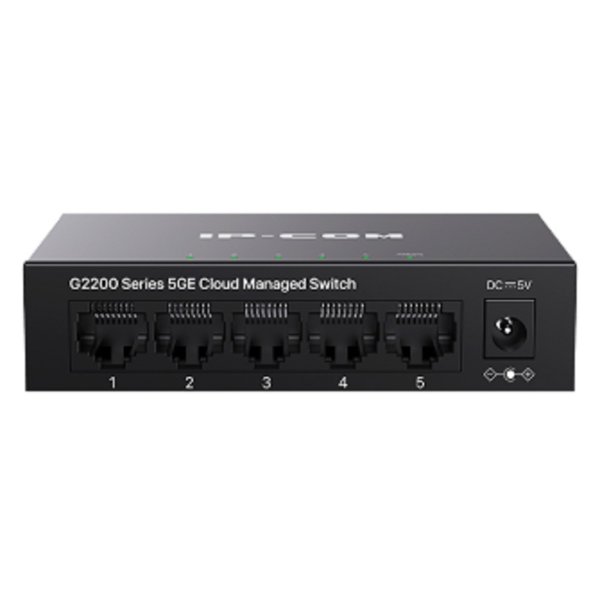 IP-COM G2205D WEB Smart Коммутатор настольный 5-Ports 10/100/1000 Base-T Gigabit Switch