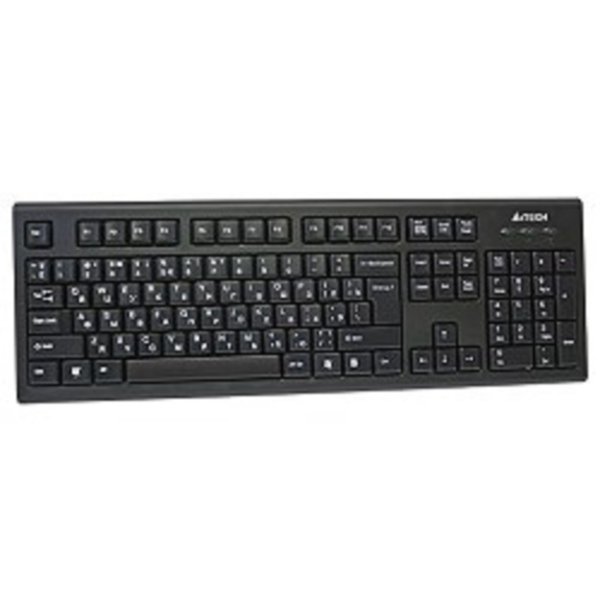 Клавиатура A-4Tech KR-85 black USB, проводная, 104 клавиши [570125]