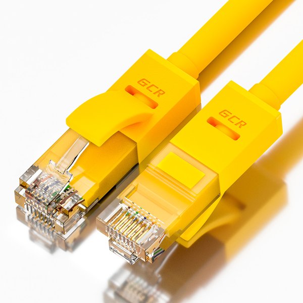 Greenconnect RJ45(m) - RJ45(m) Cat. 5e U/UTP PVC 0.5м жёлтый
