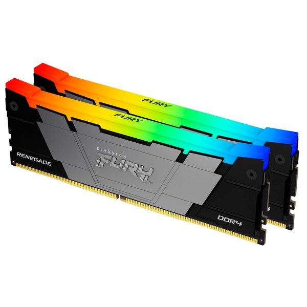 Kingston 64GB 3200MHz DDR4 CL16 DIMM (Kit of 2) FURY Renegade RGB (KF432C16RB2AK2/64)