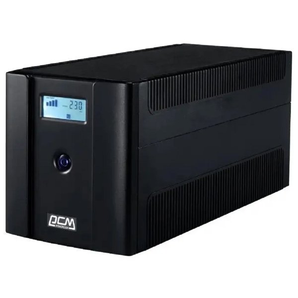 PowerCom Raptor RPT-1500AP LCD ИБП {Line-Interactive, 1500VA/900W, Tower, 4xEURO, LCD, USB} {1107535}