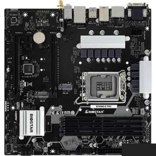 Biostar B760MZ-E PRO {Soc-1700 Intel B760 4xDDR5 mATX AC`97 8ch(7.1) 2.5Gg RAID+VGA}