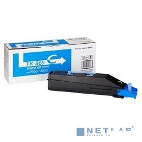 Kyocera-Mita TK-865C Картридж, Cyan {TASKalfa 250ci/300ci, Cyan, (12000стр.)}