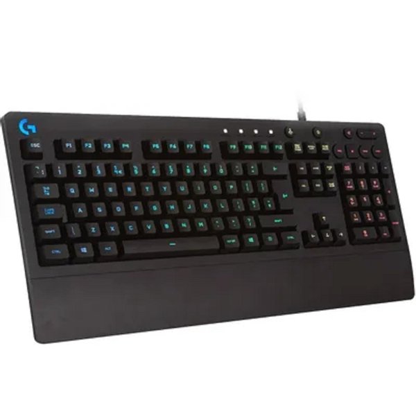 920-008092 Logitech Клавиатура игровая G213 Prodigy, оригинальная заводская гравировка RU/LAT