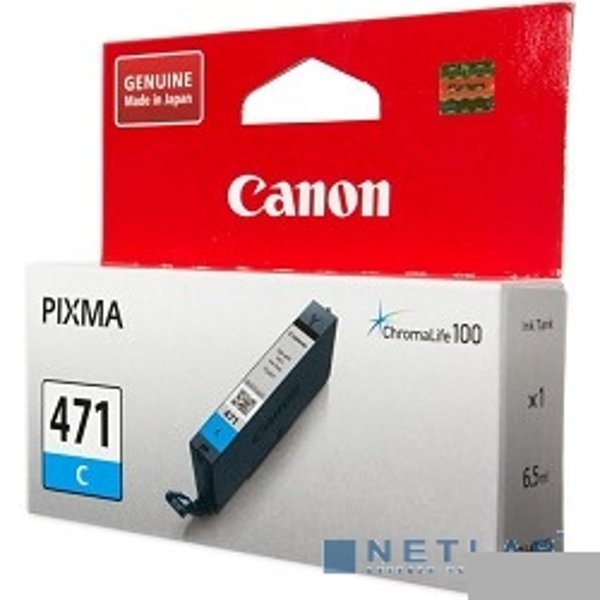 Canon CLI-471C 0401C001 Картридж для PIXMA MG5740/MG6840/MG7740, голубой