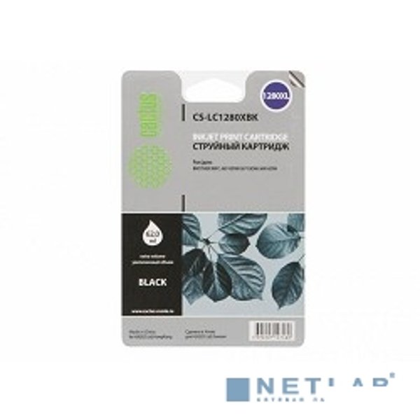 Cactus LC-1280XBK Картридж струйный Cactus CS-LC1280XBK черный для Brother MFC-J6510/6910DW (62ml)