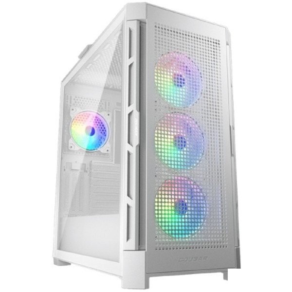 Cougar Airface Pro RGB White 4x120MM ARGB FAN, ARGB FAN HUB, БЕЗ БП, БЕЛЫЙ, E-ATX