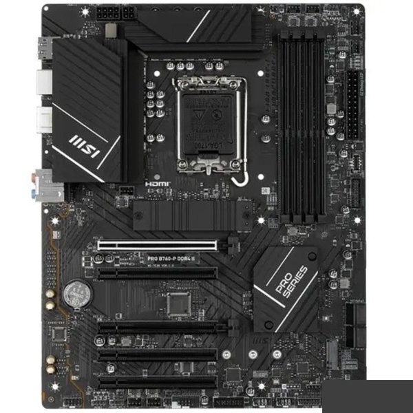 MSI PRO B760-P DDR4 II, LGA 1700, Intel B760, ATX, Ret