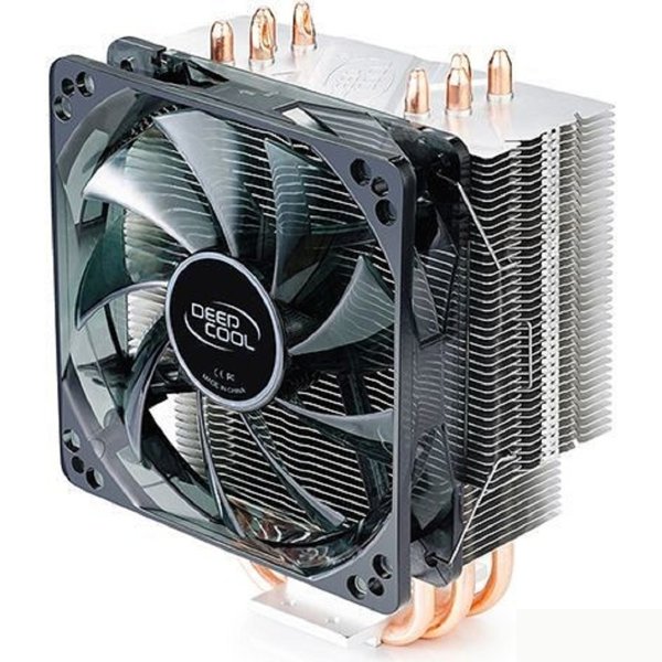 Cooler Deepcool GAMMAXX 400 BLUE BASIC {Soc-FM2+/AM2+/AM3+/AM4/1150/1151/1155/ 4-pin 18-30dB Al+Cu 130W 640gr LED} Ret