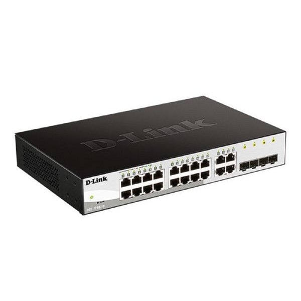 D-Link DGS-1210-16/G2A Управляемый L2 коммутатор с 16 портами 10/100/1000Base-T и 4 комбо-портами 100/1000Base-T/SFP