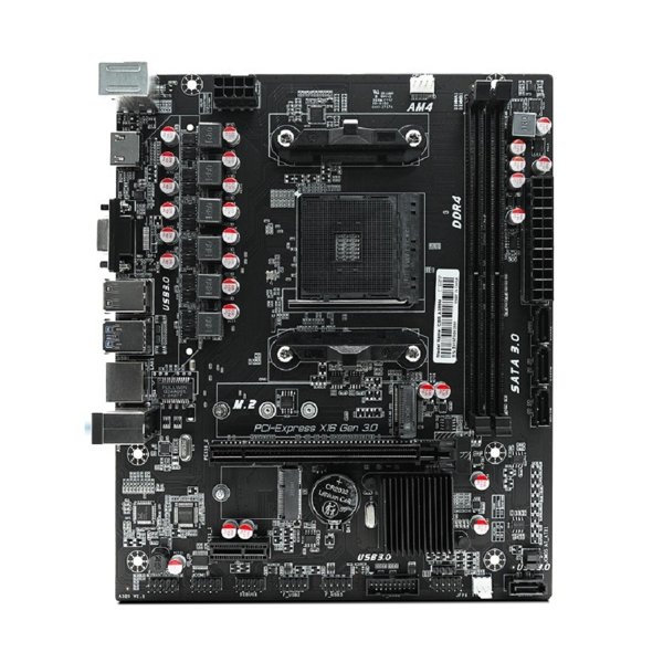 CBR A320M { Chipset A320, Socket AM4, 2*DDR4, mATX, VGA+HDMI, 1*PCIEx16, 1*PCIEx1,1*M.2(PCIe NVMe Gen3 x4 & SATA3), 4*SATA3, 2*USB2.0 + 2*USB3.0, LAN 1Gb}
