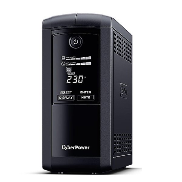 ИБП CyberPower VP700EILCD {Line-Interactive, Tower, 700VA/390W USB/RS-232/RJ11/45  (6 С13), 12В/7 Ач х 1}