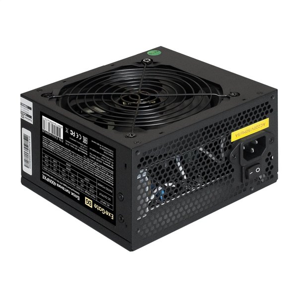 Exegate EX221636RUS Блок питания 400W ATX-400NPXE(+PFC), black, 12cm fan, 24+4pin, 6pin PCI-E, 3*SATA