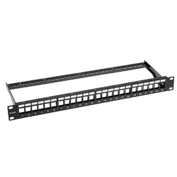 Rexant (02-0053) Панель коммутационная наборная 19", 1U, 24 порта, UTP