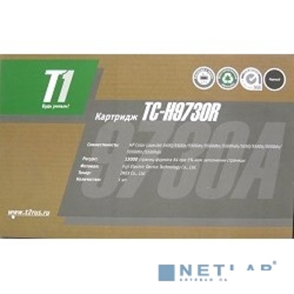 T2 C9730A/TC-H9730R  Картридж для Color LaserJet 5500/5500dtn (13000 стр.) Черный, с чипом, Восстан.