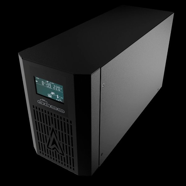 Импульс ИБП ФОРА 1000 ~230В, 1000ВА/1000 Вт, LCD+LED, EPO, RS-232, SmartSlot, USB АКБ 3х9Ач, SCHUKO*2 {FF10201}