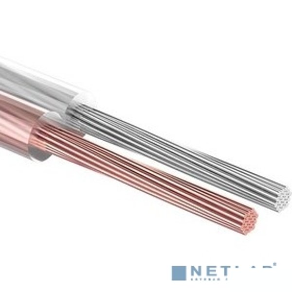 Rexant 01-6304 Кабель акустический, 2х0.75 мм2, прозрачный SILICON, 100 м.