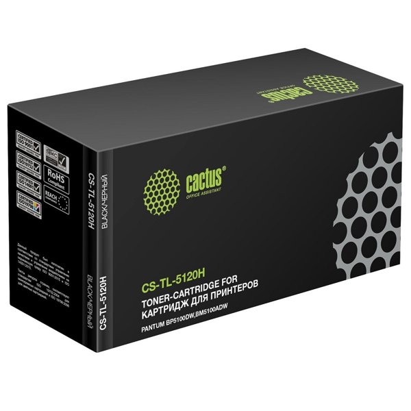 Картридж лазерный Cactus CS-TL-5120H черный (6000 стр.) для Pantum BP5100DW,BM5100ADW