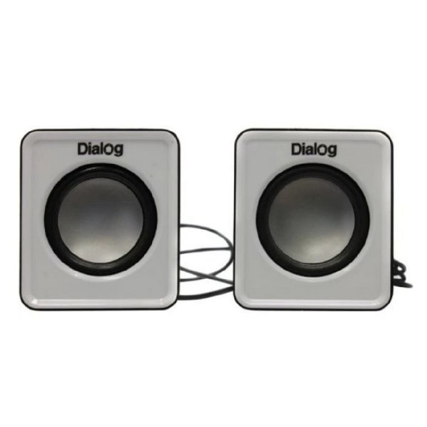 Dialog Colibri AC-02UP BLACK-WHITE {акустические колонки 2.0, 5W RMS, питание от USB}