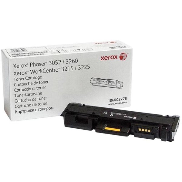 XEROX 106R02778 Тонер-картридж для Phaser 3052/3260/ WC 3215/3225 3K, черный