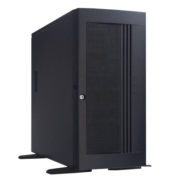 Корпус для сервера Chenbro SR20966 (SR20966-0020B0) WORKSTATION, BLACK, BEZEL BLACK, 1*12025, CRPS "(1+1), 550W, SINGLE(CHENBRO), B00, SUPPORT RACKMOUNT SLIDE RAIL PLUS, W/3.5" INTERNAL HDD CAGE"