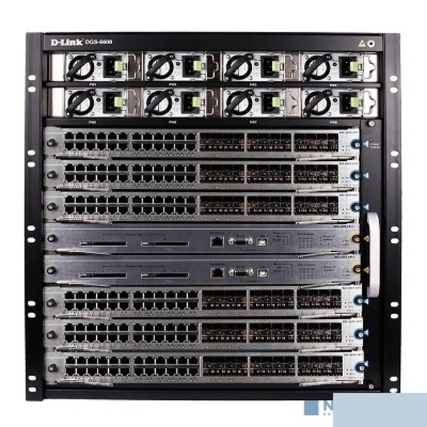D-Link DGS-6608-SK/A1A PROJ Стартовый комплект L3 коммутатора DGS-6600, шасси, 8 слотов расширения(Стартовый комплект: DGS-6608 + DGS-6600-CM-II + DGS-6600-PWR)