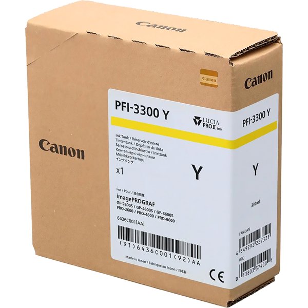 Картридж/ CANON INK PFI-3300 YELLOW