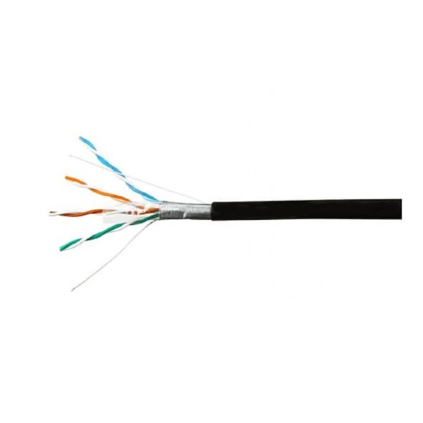 SkyNet Кабель Standart FTP outdoor 4x2x0,48, медный, FLUKE TEST, кат.5e, однож., 305 м, box, черный [CSS-FTP-4-CU-OUT](АК5017627/1693119)