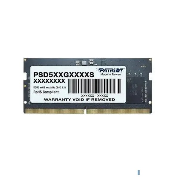 Patriot DDR5 SODIMM 32Gb Память 4800MHz PSD532G48002S RTL PC5-38400 CL40 260-pin 1.1В dual rank