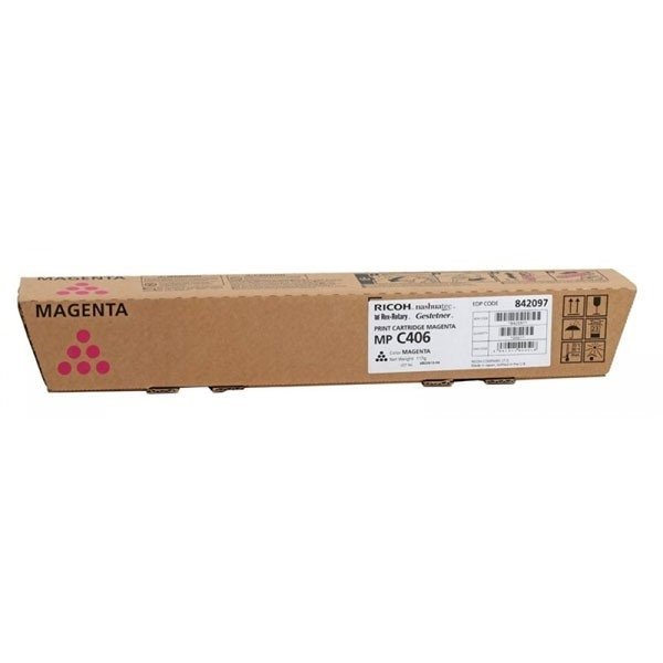 Ricoh 842097 Тонер-картридж тип MPC406 пурпурный для Ricoh MPC306/406/307 (6000стр)